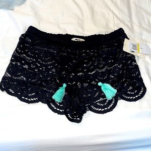 Swim cover up shorts